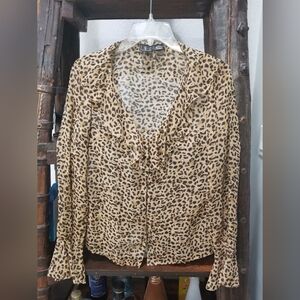 Leopard Print Women's Top